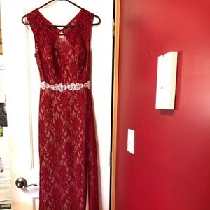 Red Prom dress